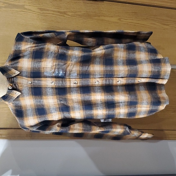 2 pack NWOT Red head scotch plaid soft flannel long sleeve shorts - Picture 8 of 12